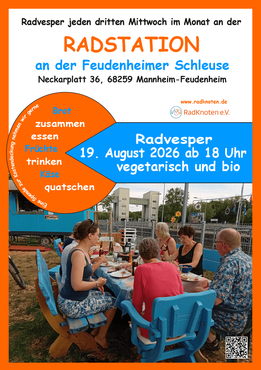 You are currently viewing 19. August, ab 18:00 Uhr – Radvesper an der Radstation